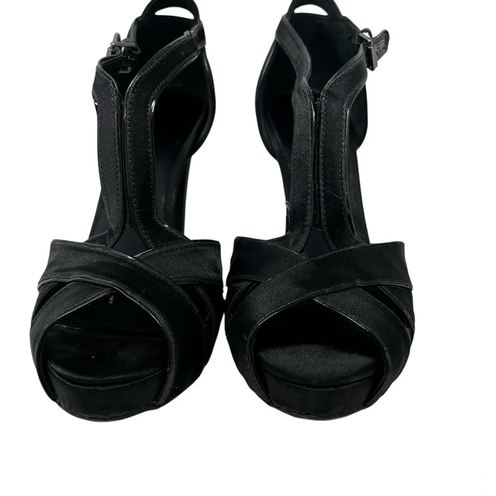 Tory Burch Black Strappy Heels